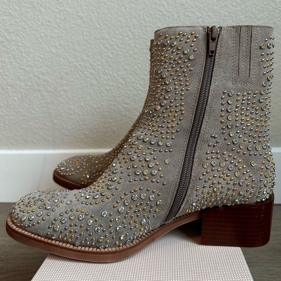 Jeffrey Campbell x Free People bejeweled Walton studded boots - Picture 7 of 12